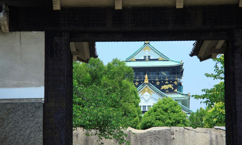 Osaka Castleの門