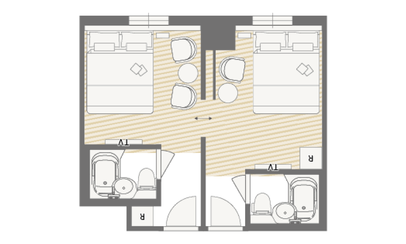 和ダブル - 和ダブル間取り